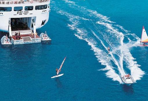 La Marina de Popa se abre para practicar deportes acuáticos